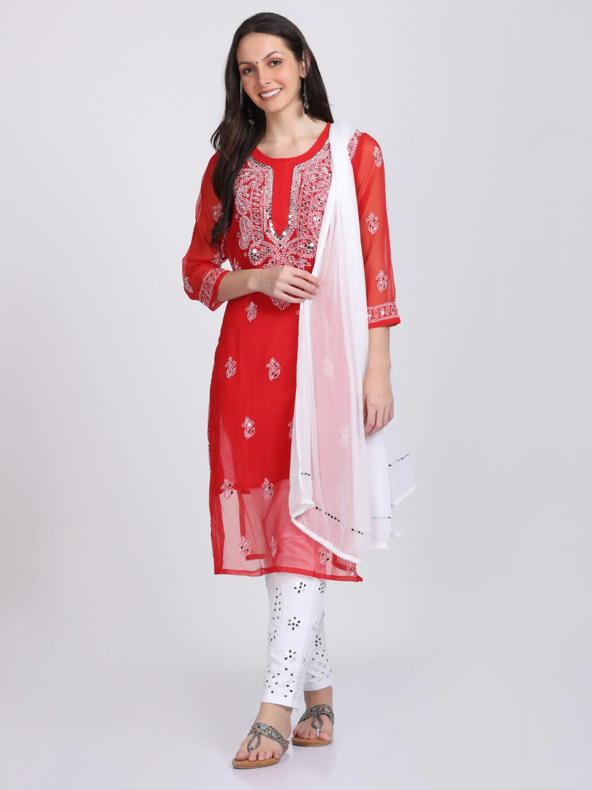 Mirror Gala Booti Kurti